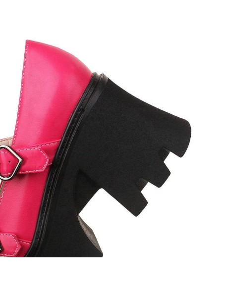 Light weight Women's casual shoes PU material square toe flat shoes in stock wholesaler on selling