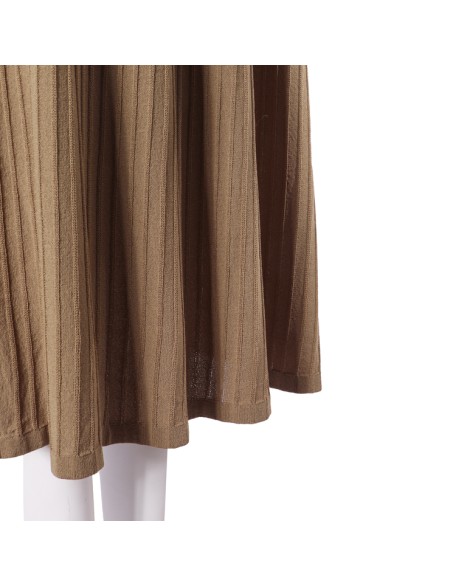 Knitwear manufacturers custom summer high rise stretch ribbed knit women's skirt