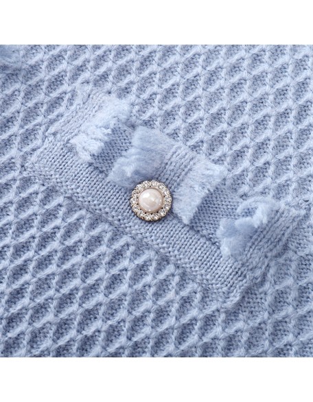 Knitwear manufacturers custom spring 2023 casual wool female sweater knitted cardigan for women knit sweater cardigan women
