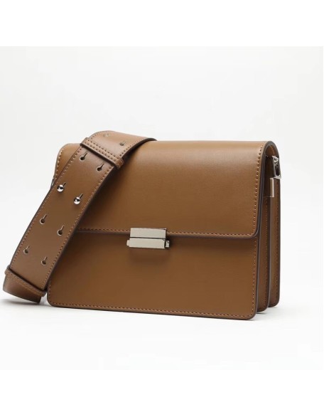 High Cost-effective Retro Classic Design Cowhide Mini Square cross body bag luxury genuine Leather Handbag