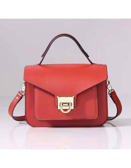Superior Quality High Grade New Style Cowhide Luxury Genuine Leather Handbags For Women Solid Saddle Bags