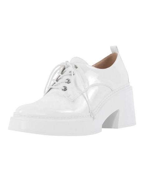 Patent PU Dress shoes oxfords women shoes round toe flat shoes factory selling directly