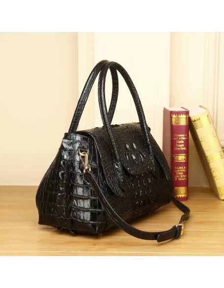 High quality fashion alligator pattern women's handbag Genuine Leather Handbag for Women