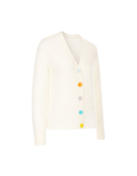 Knitwear manufacturers custom fall v neck long sleeve casual plus size cardigan for women wool knit sweater cardigan