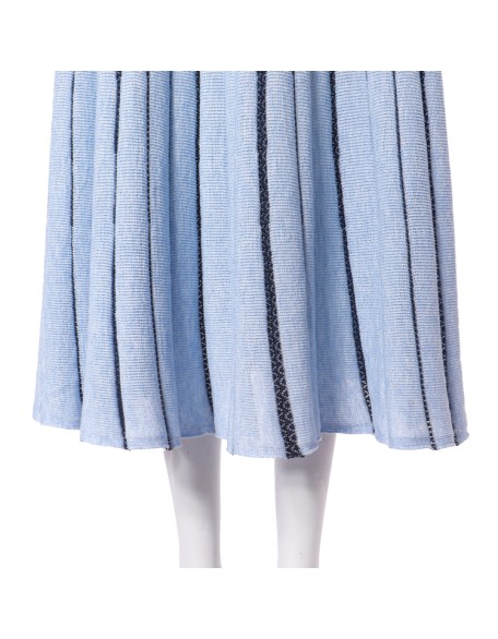 Knitwear manufacturer custom fashion design spring ladies casual knit long skirts for women