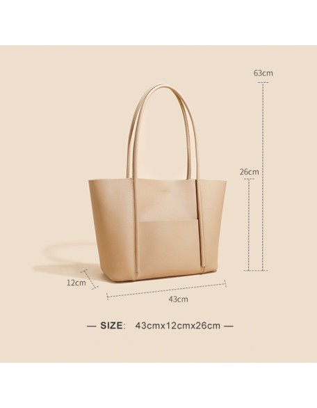 Fashion new Designer Genuine Leather Large Tote Women Big Tote Handbag Luxury Bag female for Women Shoulder shopping Bags