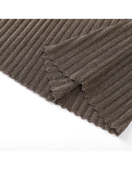 Knitwear manufacturers custom summer halter rib elegant casual dress high quality fancy clothing for women sweater knit dresses